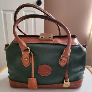 Vintage Dooney & Bourke All Weather Leather Doctor Bag Purse